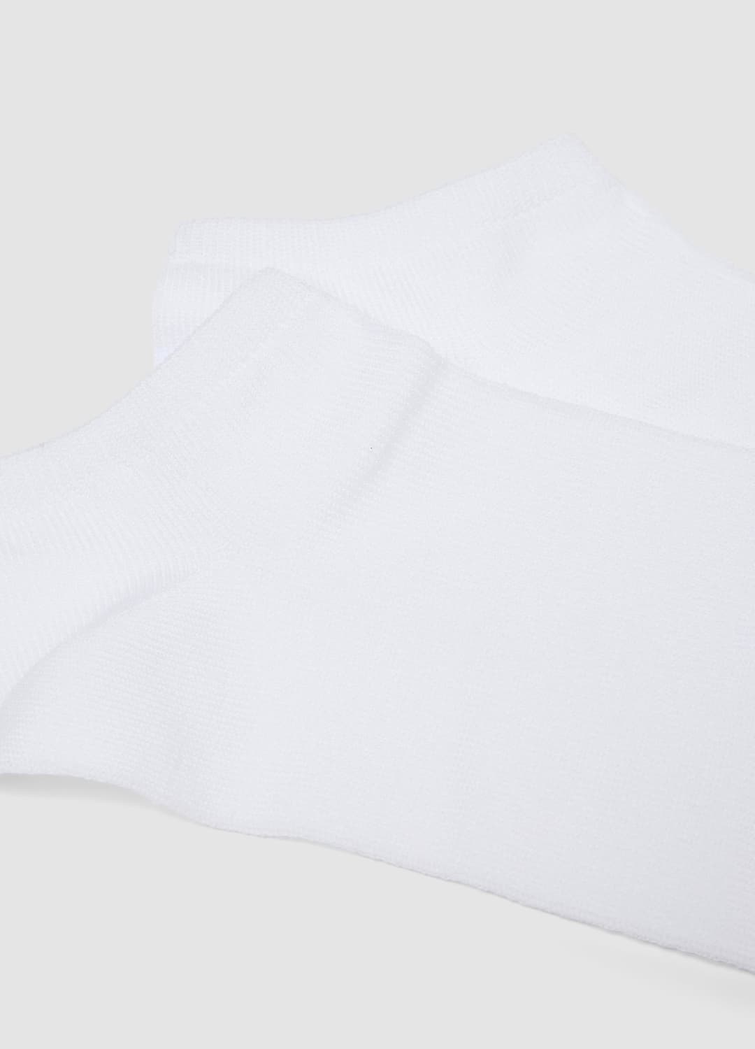 3er-pack Weiße Sportsocken Bis Zum Knöchel Aus Elastischer Bio-baumwolle | OVS 3er-pack Weiße Sportsocken Bis Zum Knöchel Aus Elastischer Bio-baumwolle - 2 | OVS