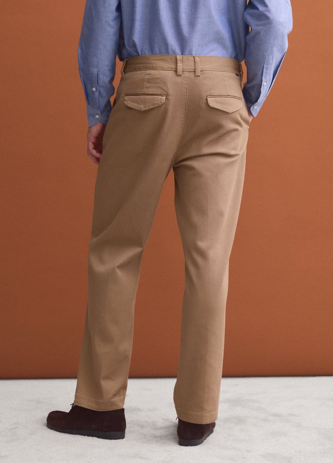 Braune Chinohose Aus Stretch-baumwolle | OVS Braune Chinohose Aus Stretch-baumwolle - 2 | OVS