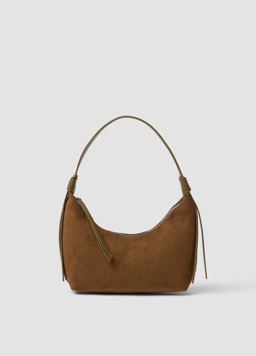 Borsa Marrone Hobo In Tessuto Elasticizzato | OVS Borsa Marrone Hobo In Tessuto Elasticizzato - 3 | OVS