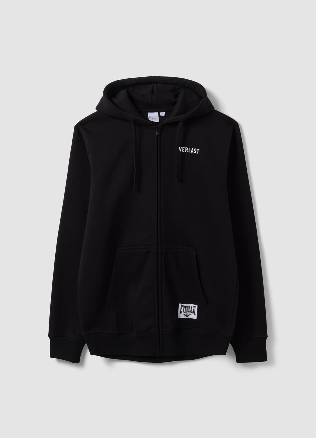 Felpa Nera Con Cappuccio E Zip In Misto Cotone | OVS Felpa Nera Con Cappuccio E Zip In Misto Cotone - 4 | OVS