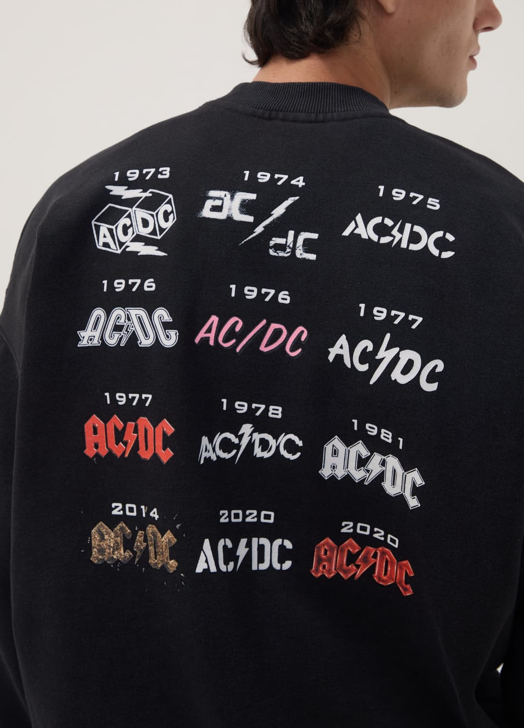 Felpa Nera In Misto Cotone Con Stampa Degli Ac/dc | OVS Felpa Nera In Misto Cotone Con Stampa Degli Ac/dc - 2 | OVS