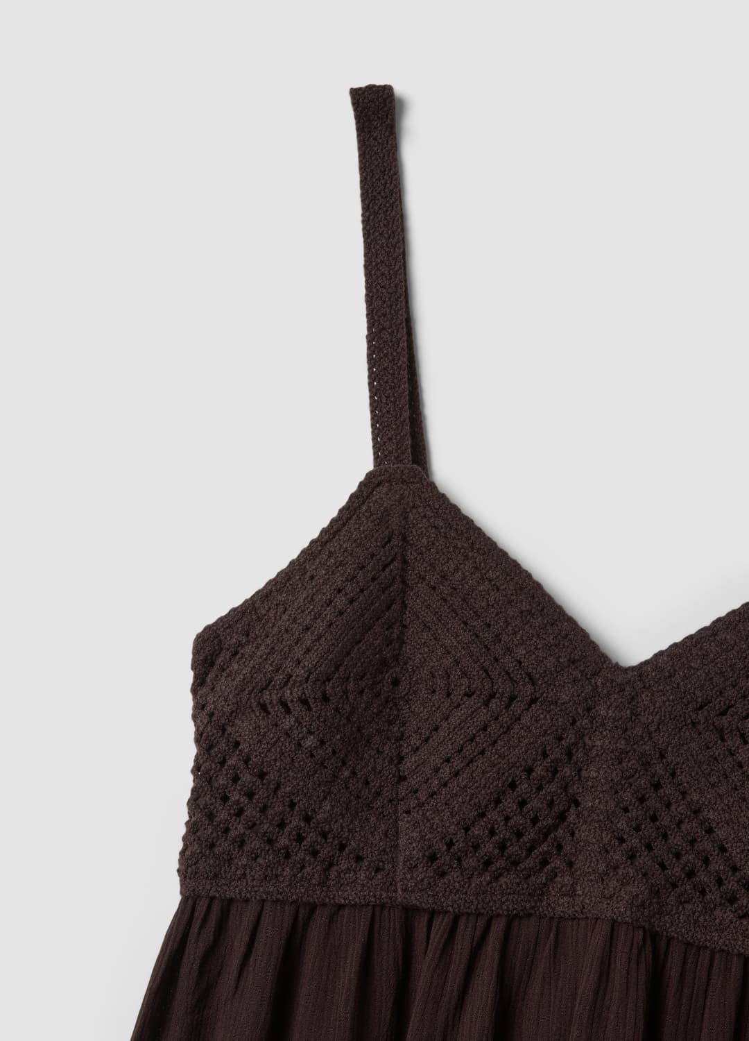 Braunes Crochet-tanktop Aus Reiner Viskose | OVS Braunes Crochet-tanktop Aus Reiner Viskose - 5 | OVS