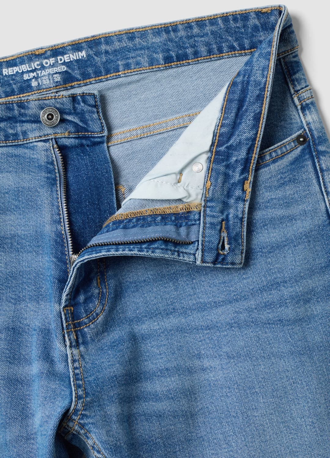 Blaue Slim-fit-jeans Aus Stretch-baumwolle | OVS Blaue Slim-fit-jeans Aus Stretch-baumwolle - 6 | OVS