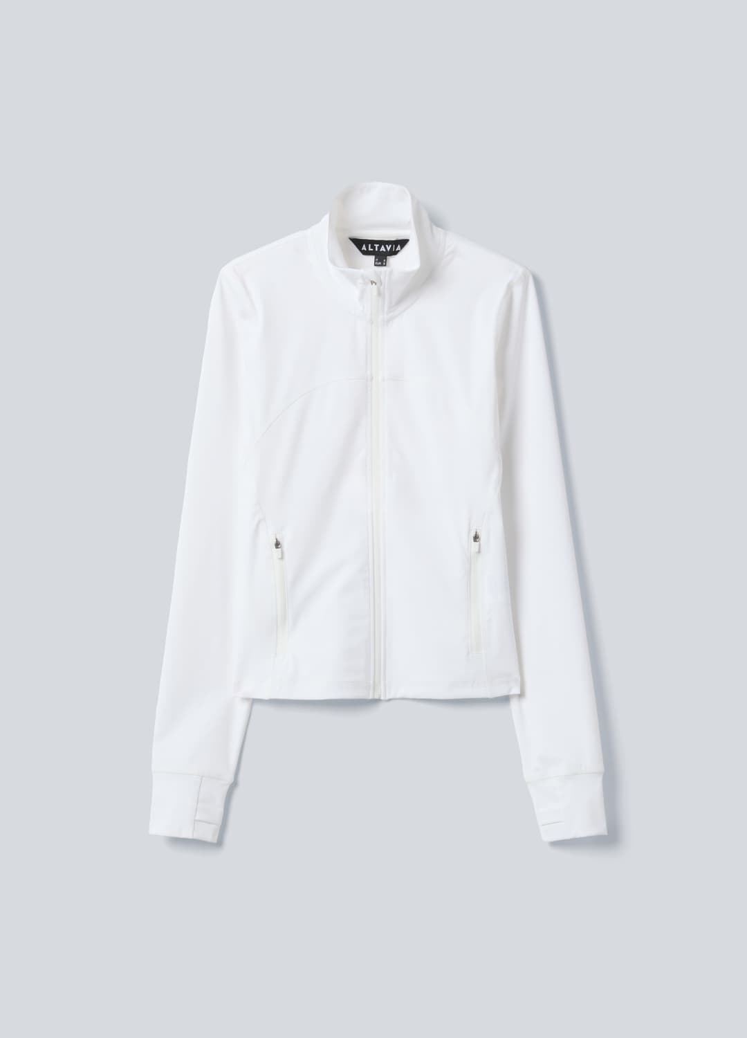 Felpa Full Zip Bianca In Tessuto Tecnico Elasticizzato Altavia Court | OVS Felpa Full Zip Bianca In Tessuto Tecnico Elasticizzato Altavia Court - 4 | OVS
