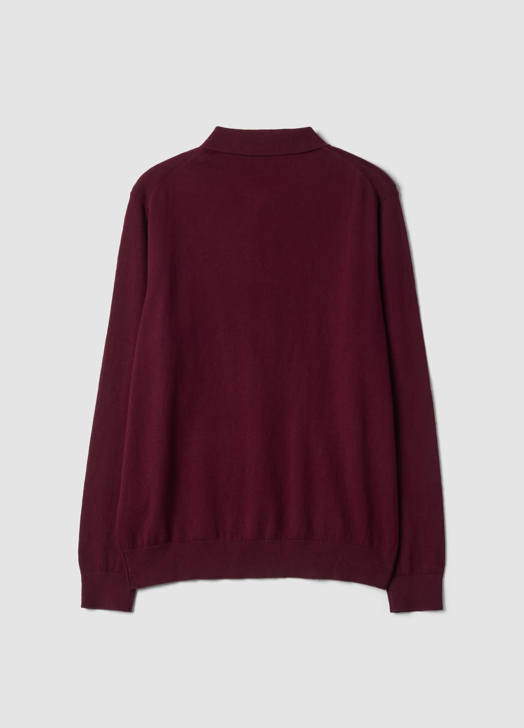 Polo Rossa In Misto Cotone E Cashmere A Maniche Lunghe Regular Fit | OVS Polo Rossa In Misto Cotone E Cashmere A Maniche Lunghe Regular Fit - 2 | OVS