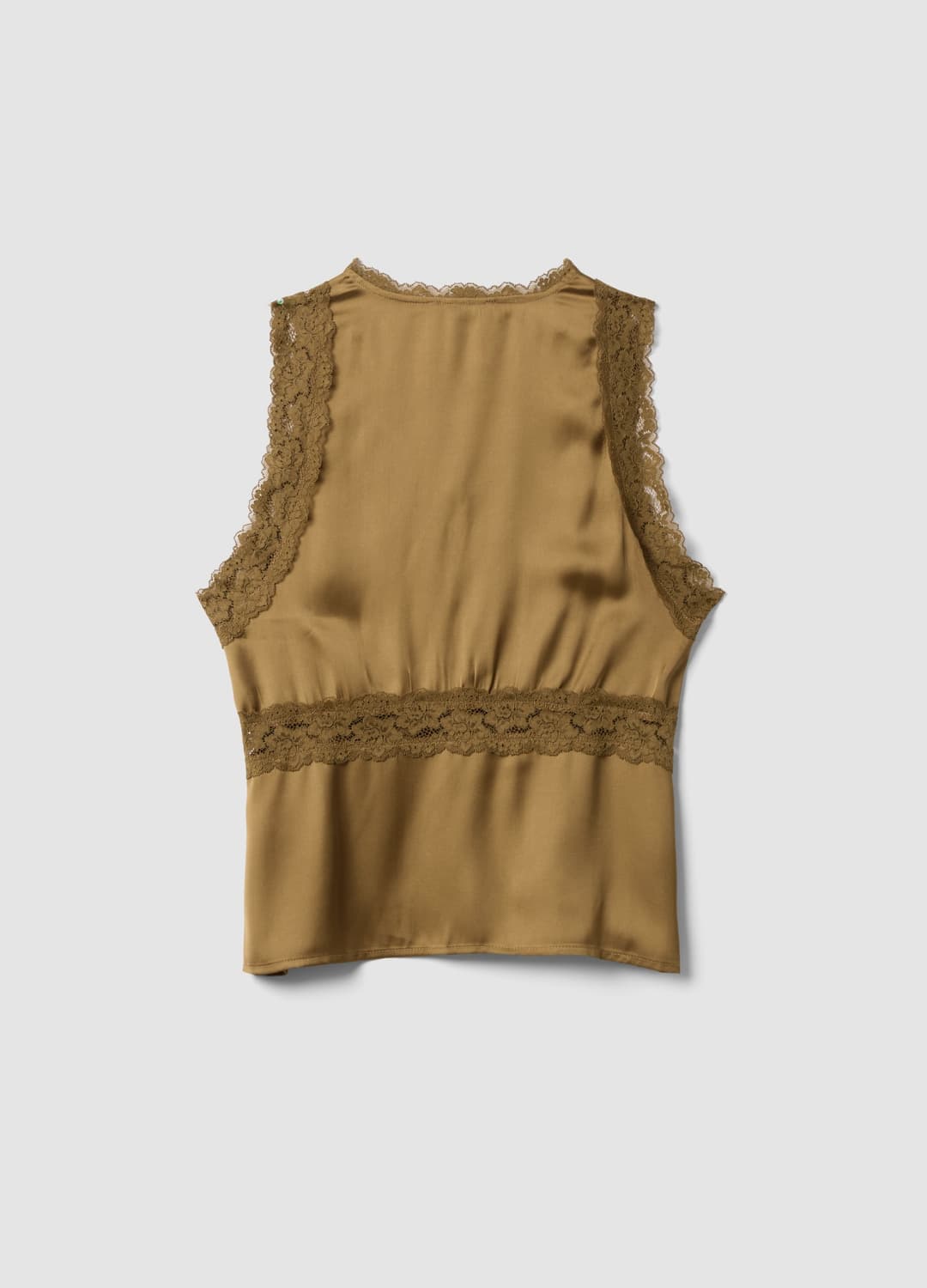 Braunes Top Aus Viskosemix Mit Spitze | OVS Braunes Top Aus Viskosemix Mit Spitze - 6 | OVS