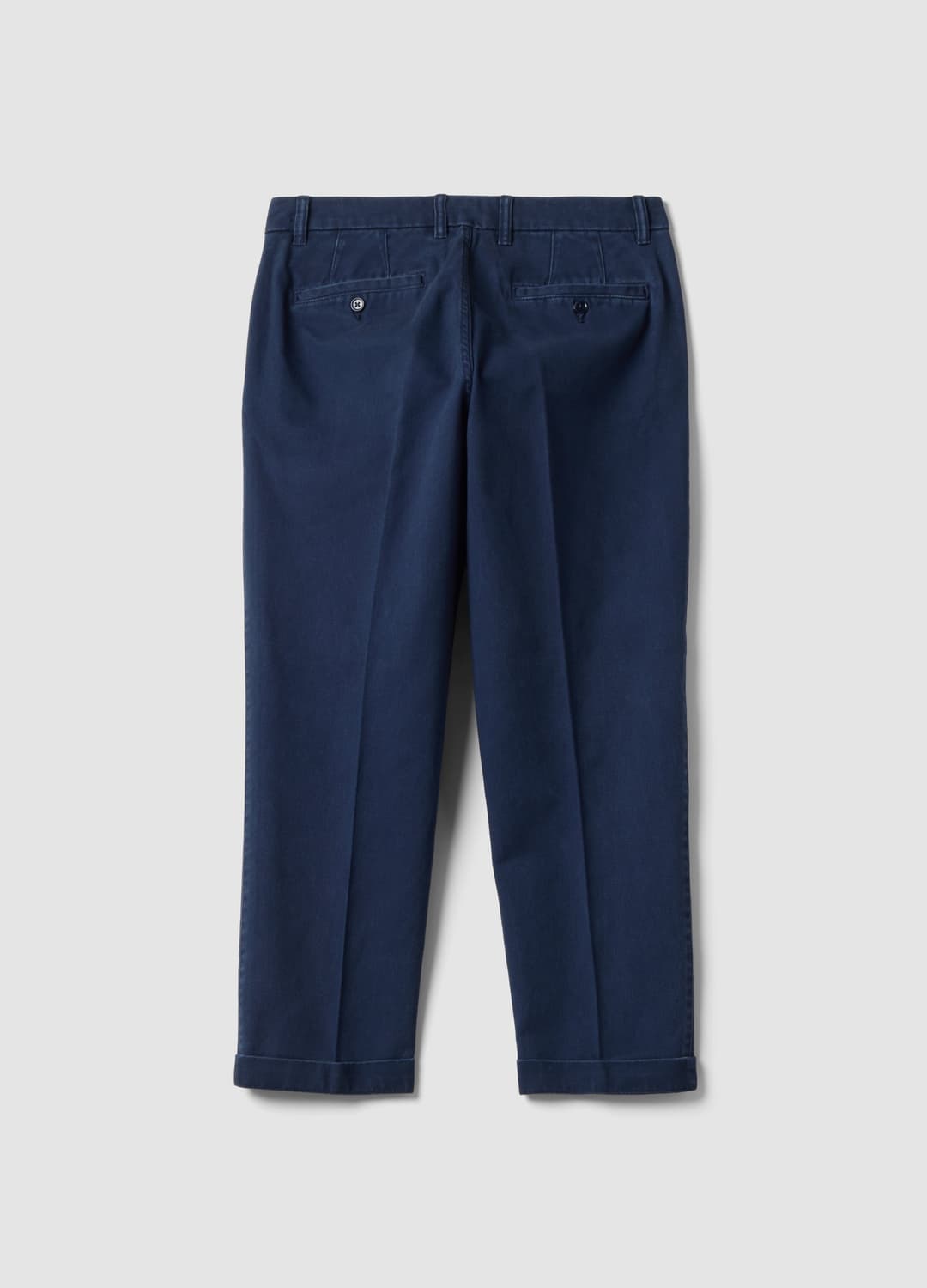 Blaue Chinohose Aus Reiner Baumwolle Im Carrot Fit | OVS Blaue Chinohose Aus Reiner Baumwolle Im Carrot Fit - 2 | OVS