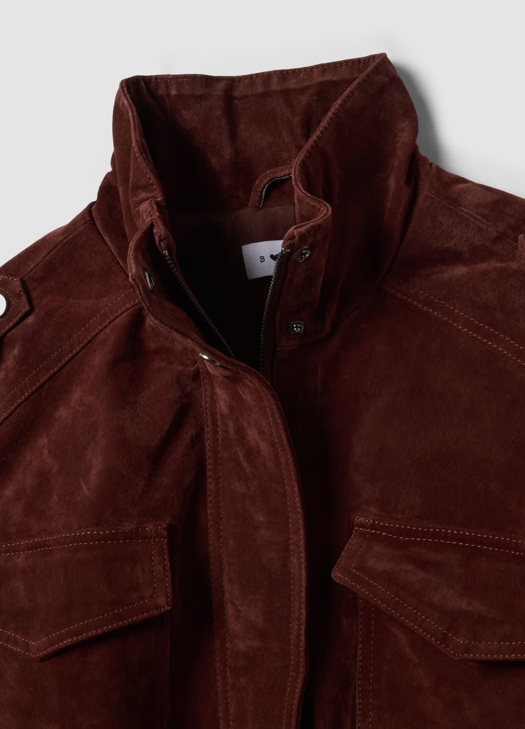 Rote Echtlederjacke In Regular Fit | OVS Rote Echtlederjacke In Regular Fit - 5 | OVS