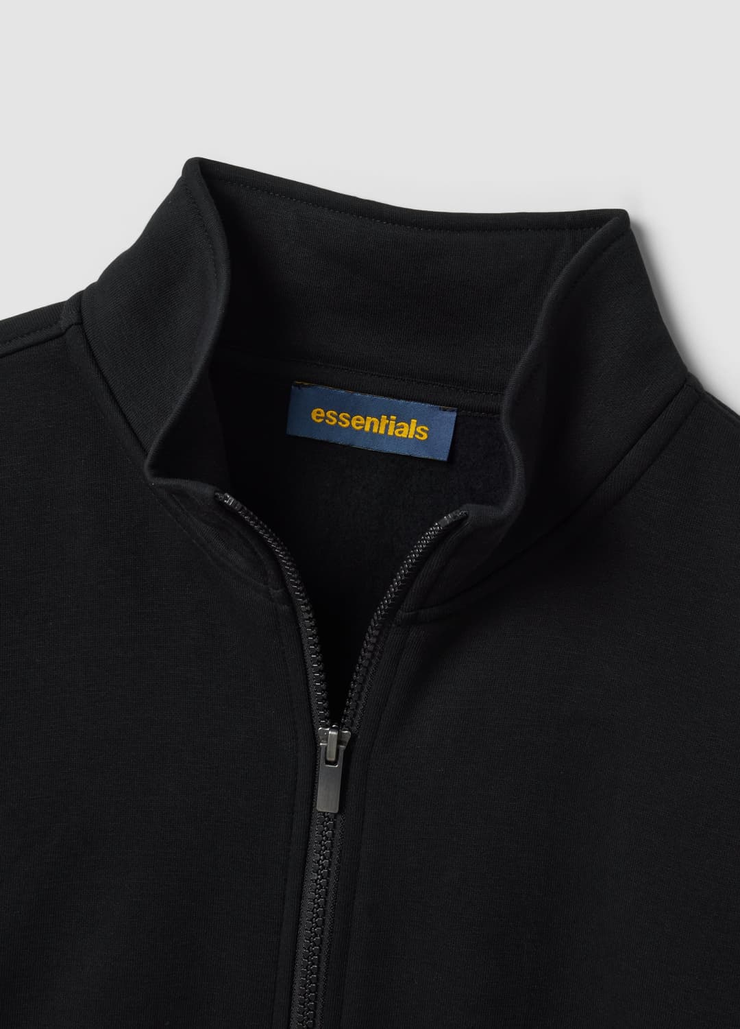 Felpa Blu In Misto Cotone Con Girocollo E Zip Regular Fit | OVS Felpa Blu In Misto Cotone Con Girocollo E Zip Regular Fit - 5 | OVS