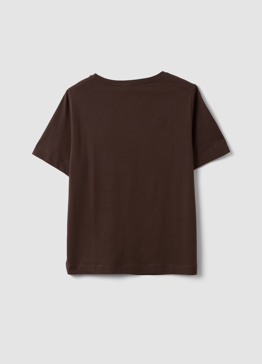 Braunes T-shirt Aus Reiner Baumwolle Mit Blumenprint | OVS Braunes T-shirt Aus Reiner Baumwolle Mit Blumenprint - 5 | OVS