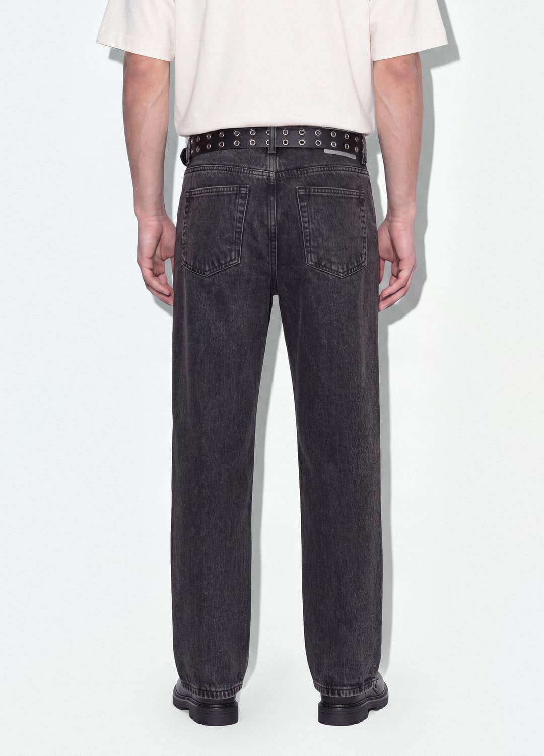 Graue Denim-jeans Im Flare Fit Aus Reiner Baumwolle | OVS Graue Denim-jeans Im Flare Fit Aus Reiner Baumwolle - 2 | OVS