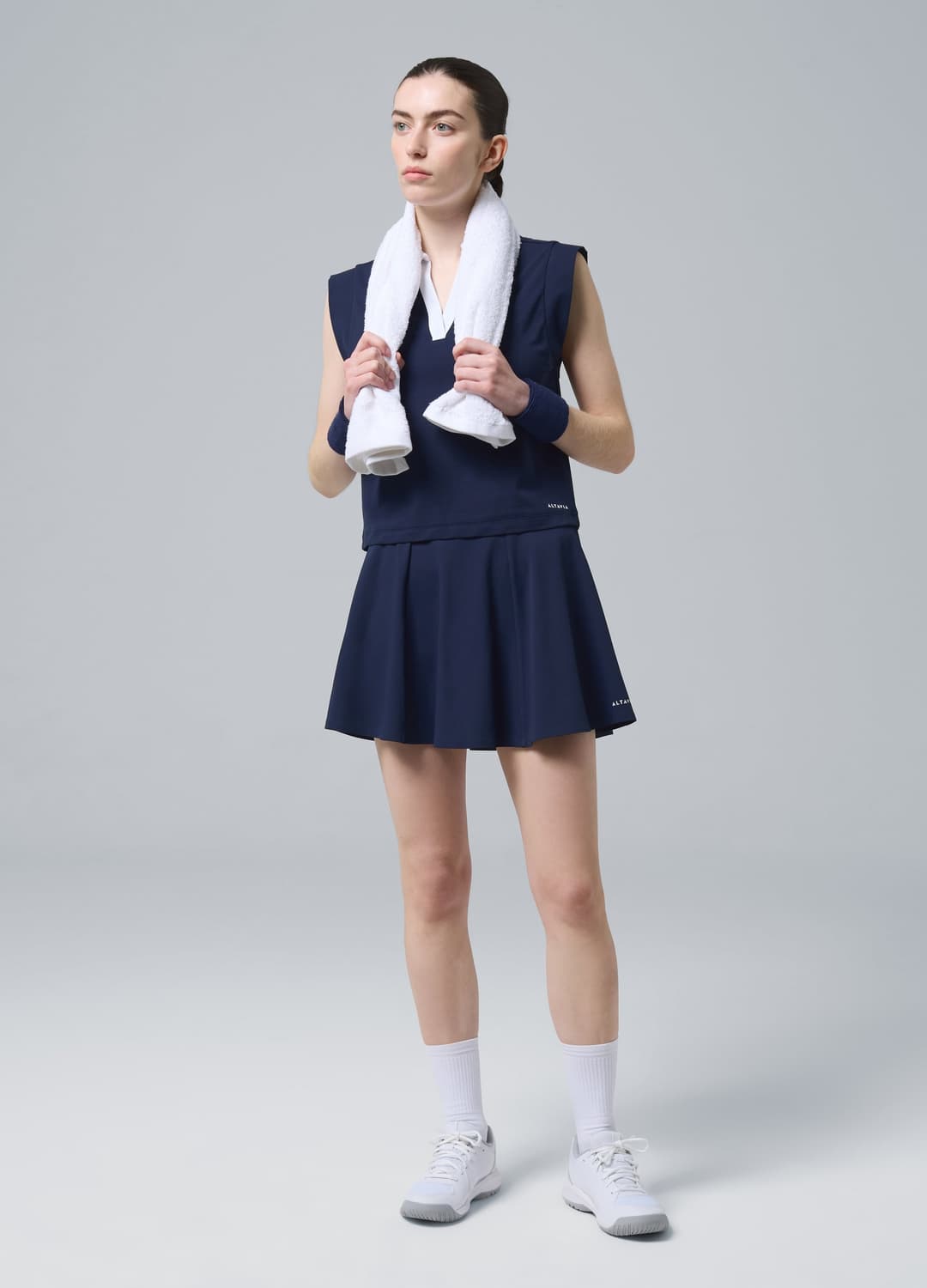 Gonna Sportiva Blu In Tessuto Tecnico Elasticizzato Con Shorts Integrati Altavia Court | OVS Gonna Sportiva Blu In Tessuto Tecnico Elasticizzato Con Shorts Integrati Altavia Court - 1 | OVS
