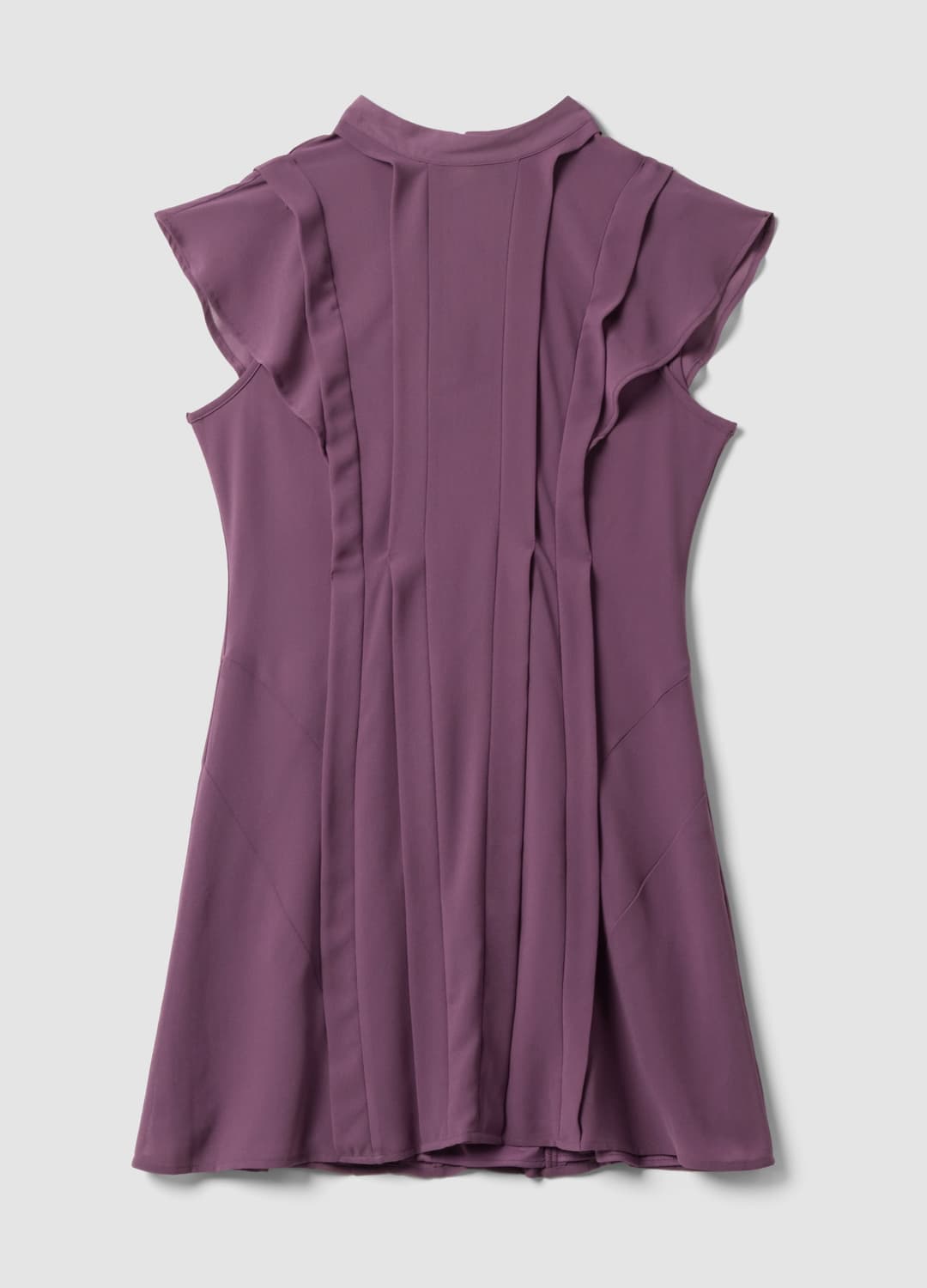Violettes Kleid Mit Kurzen Volantärmeln In Relaxed Fit | OVS Violettes Kleid Mit Kurzen Volantärmeln In Relaxed Fit - 4 | OVS