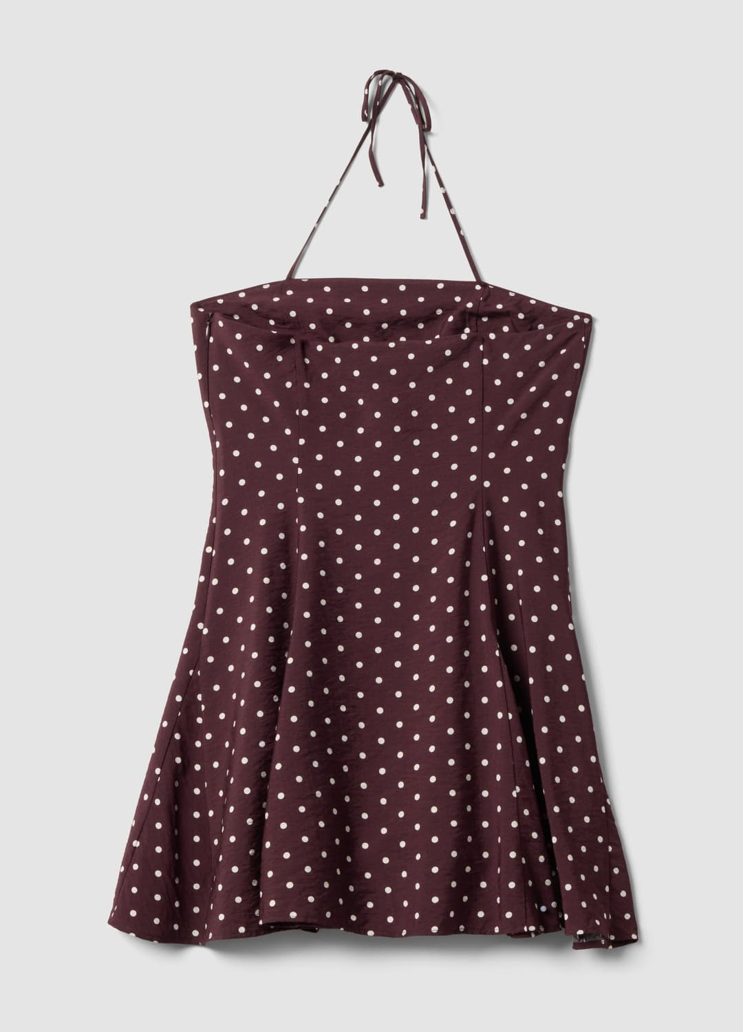 Braunes Kleid Mit Punkten Aus Viskosemix | OVS Braunes Kleid Mit Punkten Aus Viskosemix - 5 | OVS