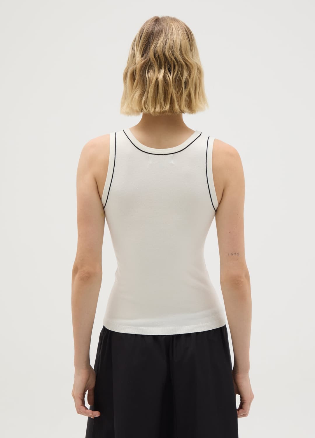 Top Bianco Smanicato Vestibilità Regular | OVS Top Bianco Smanicato Vestibilità Regular - 3 | OVS