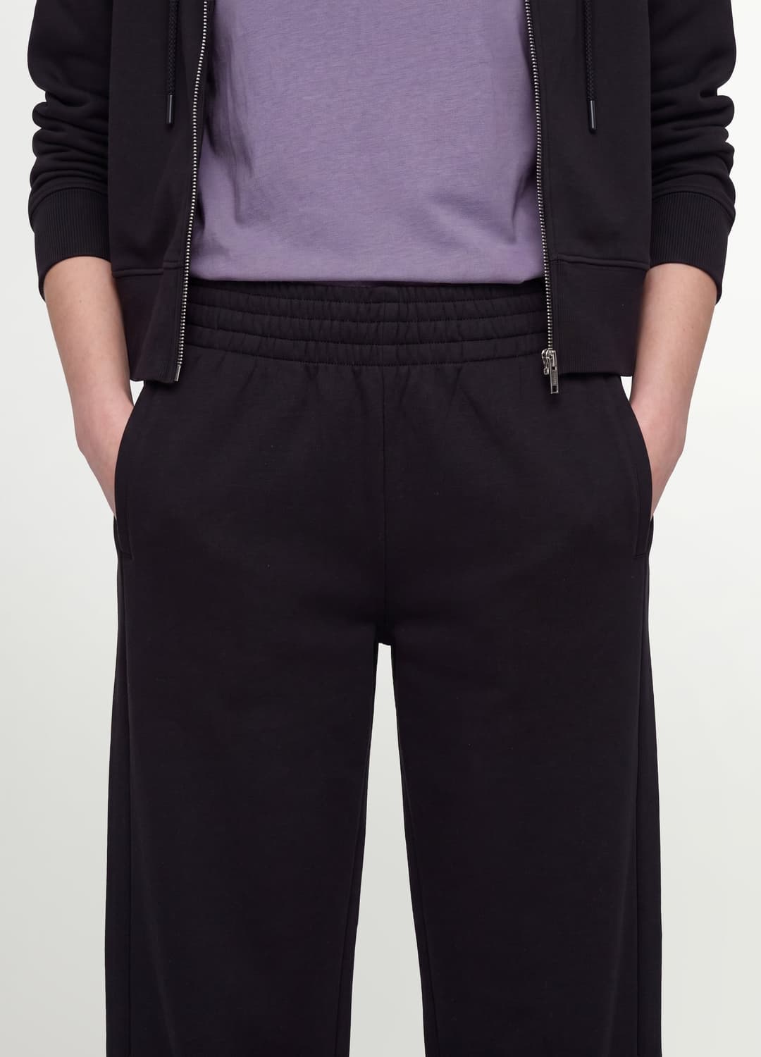 Pantaloni Jogger Neri In Misto Cotone Straight Fit | OVS Pantaloni Jogger Neri In Misto Cotone Straight Fit - 3 | OVS
