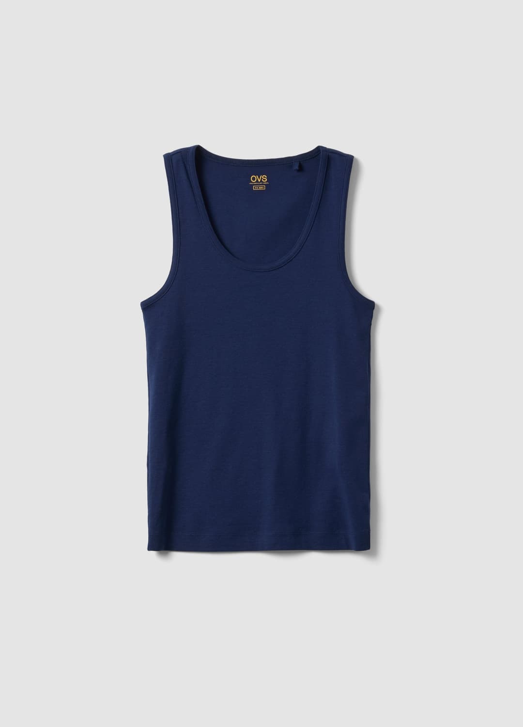 Blaues Tanktop Aus Reiner Baumwolle | OVS Blaues Tanktop Aus Reiner Baumwolle - 4 | OVS