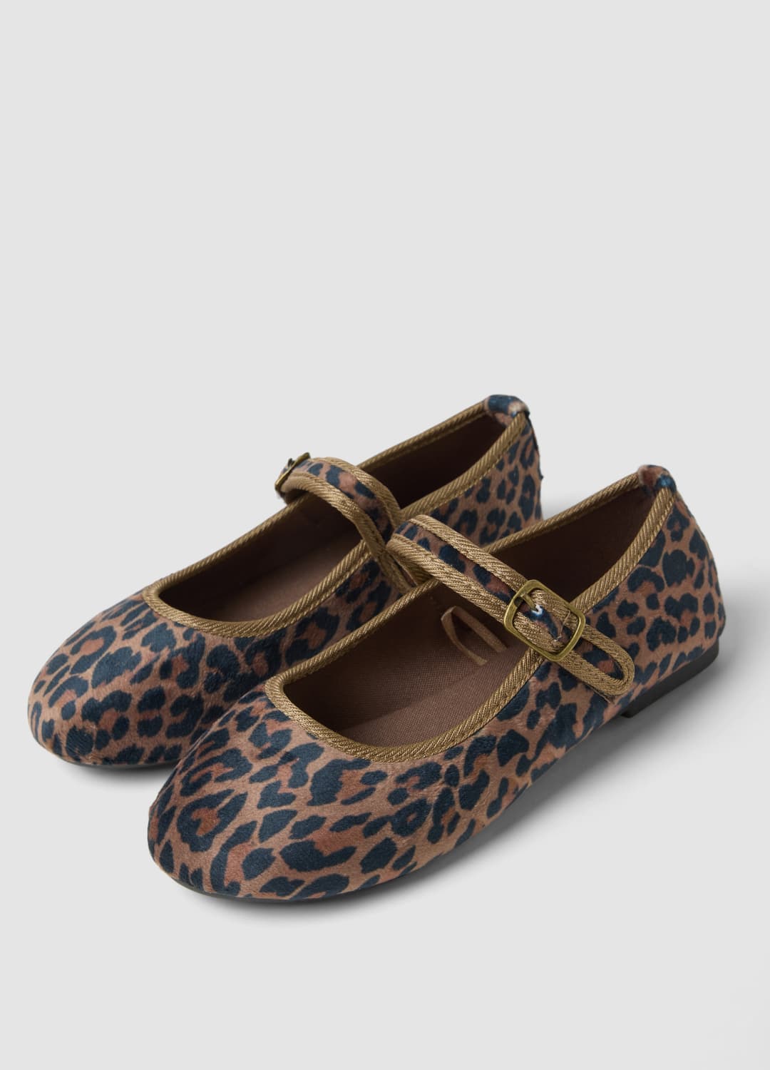 Ballerine Marroni Con Stampa Animalier E Cinturino Per Bambina | OVS Ballerine Marroni Con Stampa Animalier E Cinturino Per Bambina - 2 | OVS