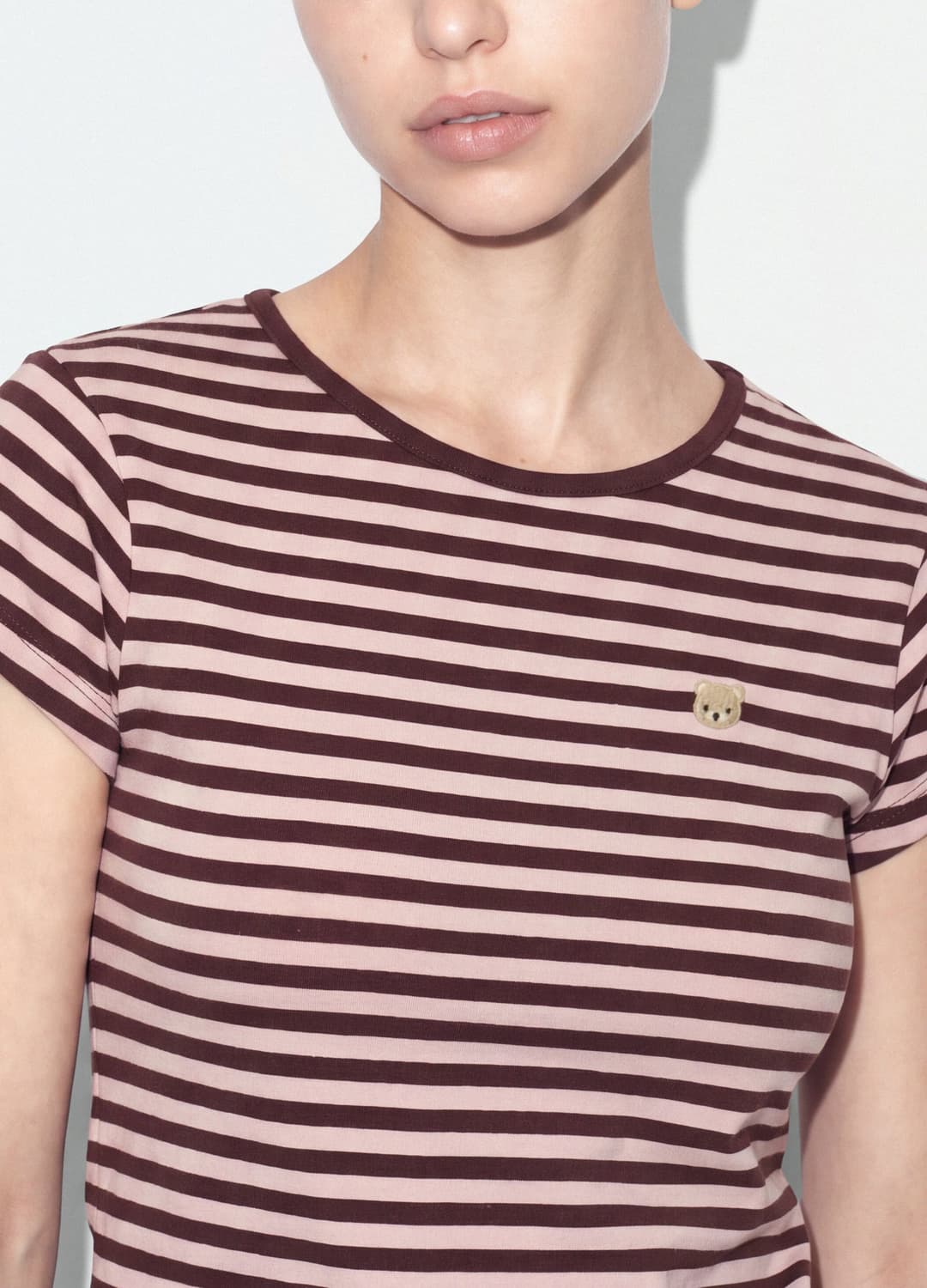 Weißes T-shirt Aus Reiner Baumwolle Mit Rundhalsausschnitt Und Herzprint | OVS Weißes T-shirt Aus Reiner Baumwolle Mit Rundhalsausschnitt Und Herzprint - 10 | OVS