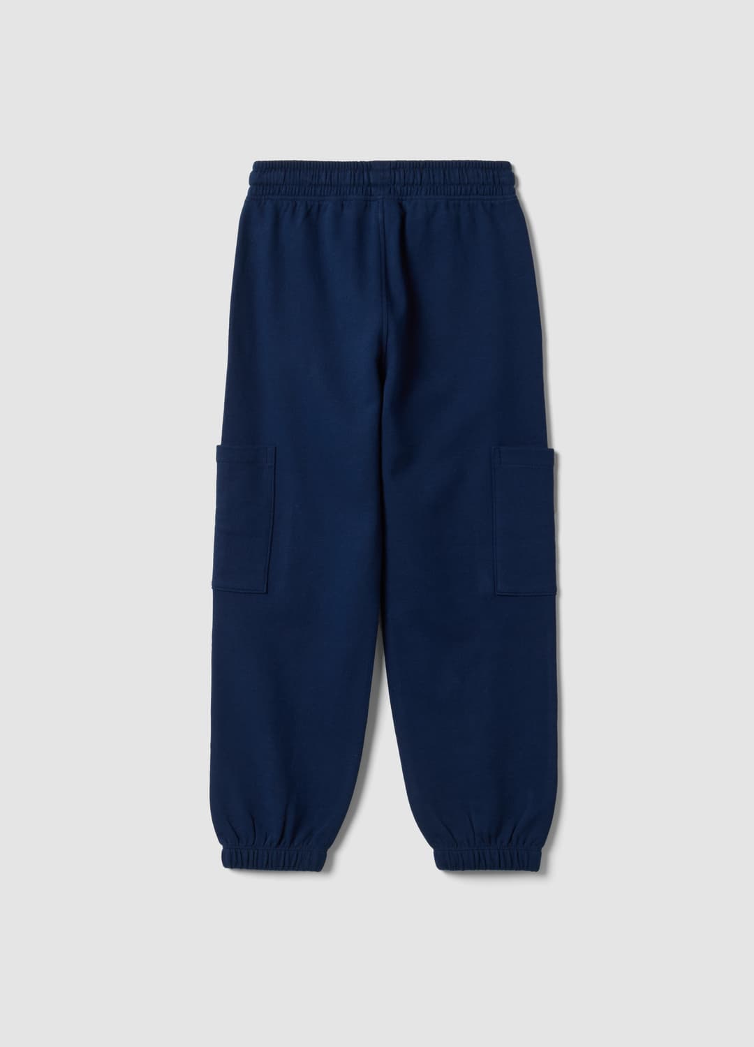 Pantaloni Jogger Blu In Puro Cotone Organico Con Tasche Cargo Per Bambino | OVS Pantaloni Jogger Blu In Puro Cotone Organico Con Tasche Cargo Per Bambino - 1 | OVS