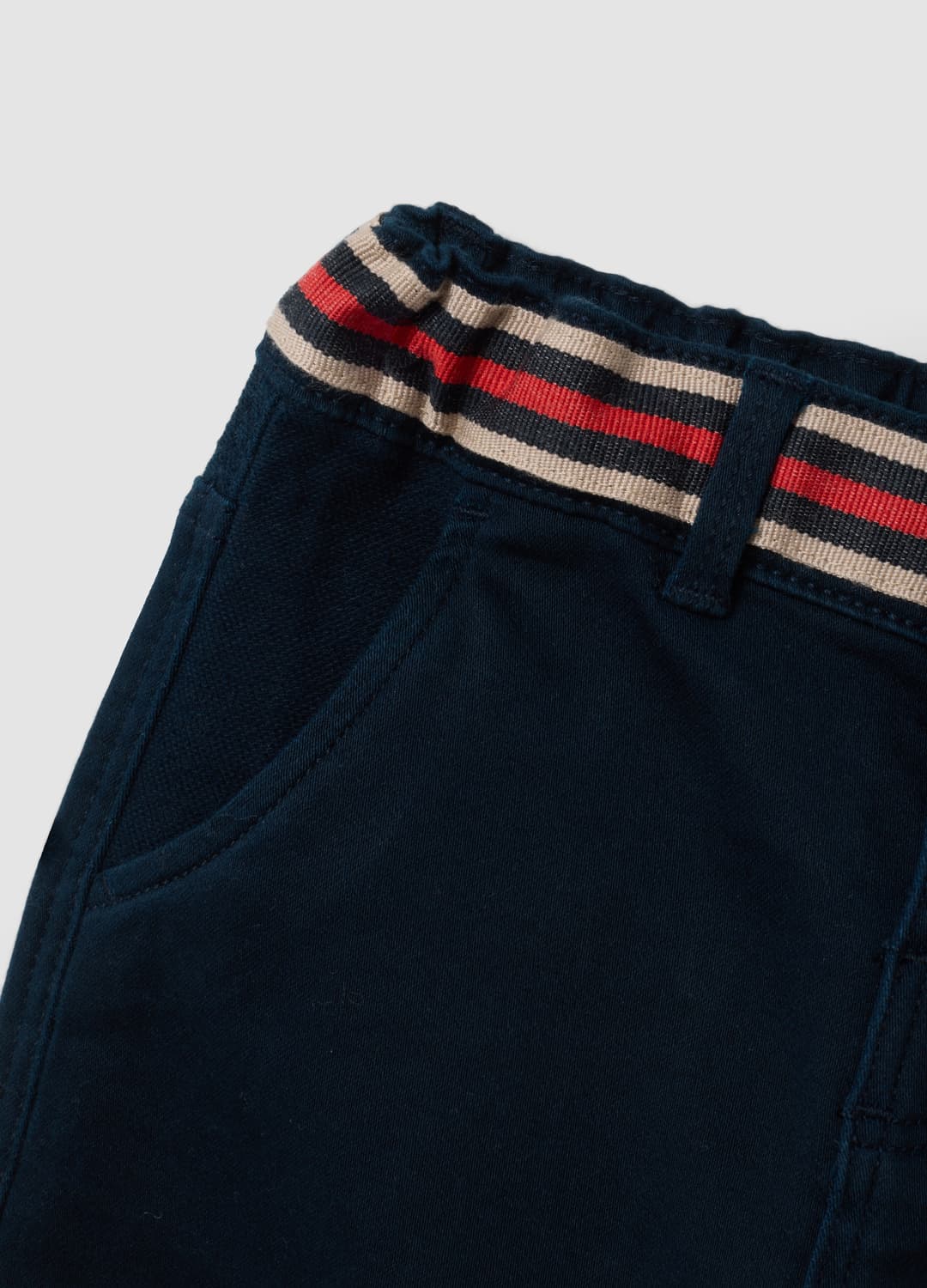 Pantaloni Blu In Cotone Elasticizzato Con Vita Elasticizzata Per Bimbo | OVS Pantaloni Blu In Cotone Elasticizzato Con Vita Elasticizzata Per Bimbo - 3 | OVS