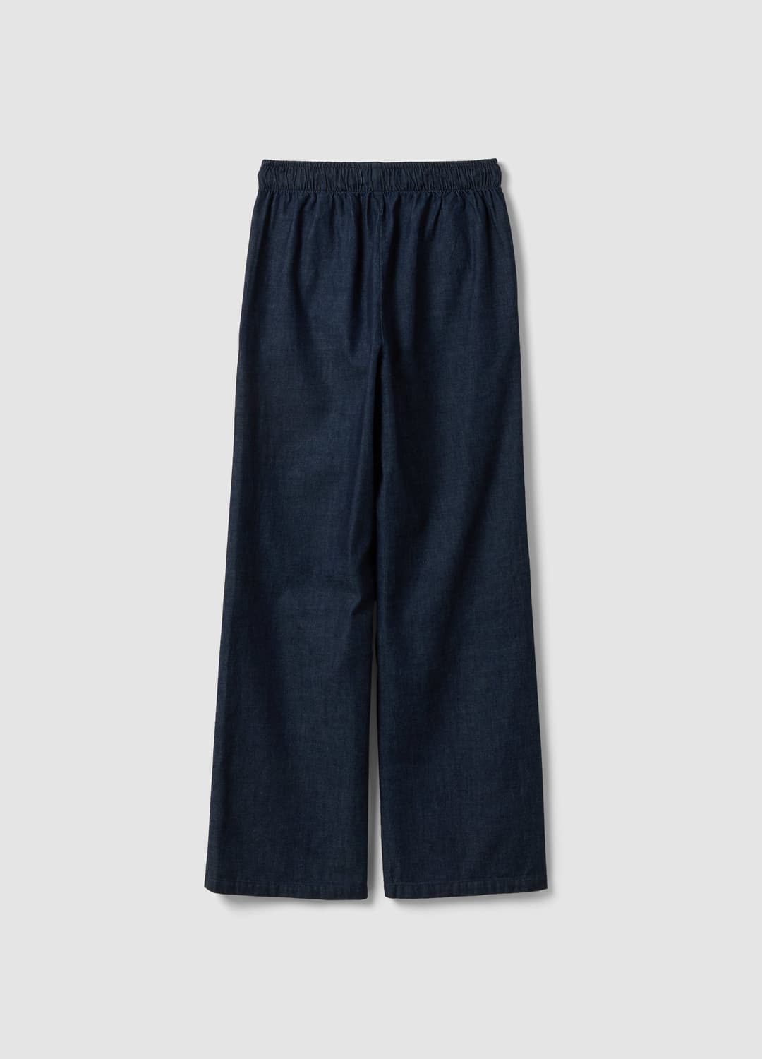Blaue Wide-leg-jeanshose Aus Reiner Baumwolle Mit Tunnelzug | OVS Blaue Wide-leg-jeanshose Aus Reiner Baumwolle Mit Tunnelzug - 5 | OVS