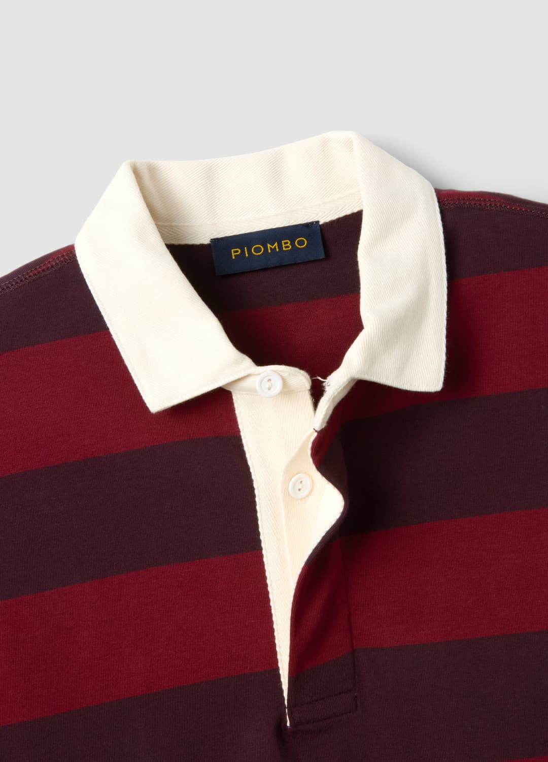 Polo Rugby Rossa In Puro Cotone A Righe Maniche Lunghe Regular Fit | OVS Polo Rugby Rossa In Puro Cotone A Righe Maniche Lunghe Regular Fit - 5 | OVS