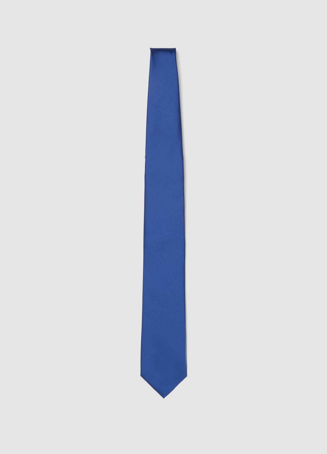 Blaue Krawatte Mit 7,5 Cm Breitem Blatt Aus Glänzendem Stoff | OVS Blaue Krawatte Mit 7,5 Cm Breitem Blatt Aus Glänzendem Stoff - 0 | OVS