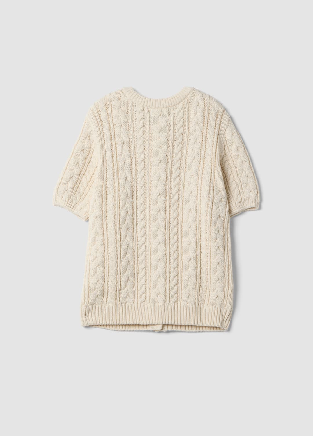 Cardigan Beige In Puro Cotone A Trecce Regular Fit | OVS Cardigan Beige In Puro Cotone A Trecce Regular Fit - 6 | OVS