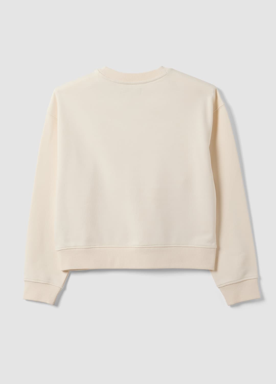 Felpa Bianca In Misto Cotone A Girocollo Regular Fit | OVS Felpa Bianca In Misto Cotone A Girocollo Regular Fit - 6 | OVS