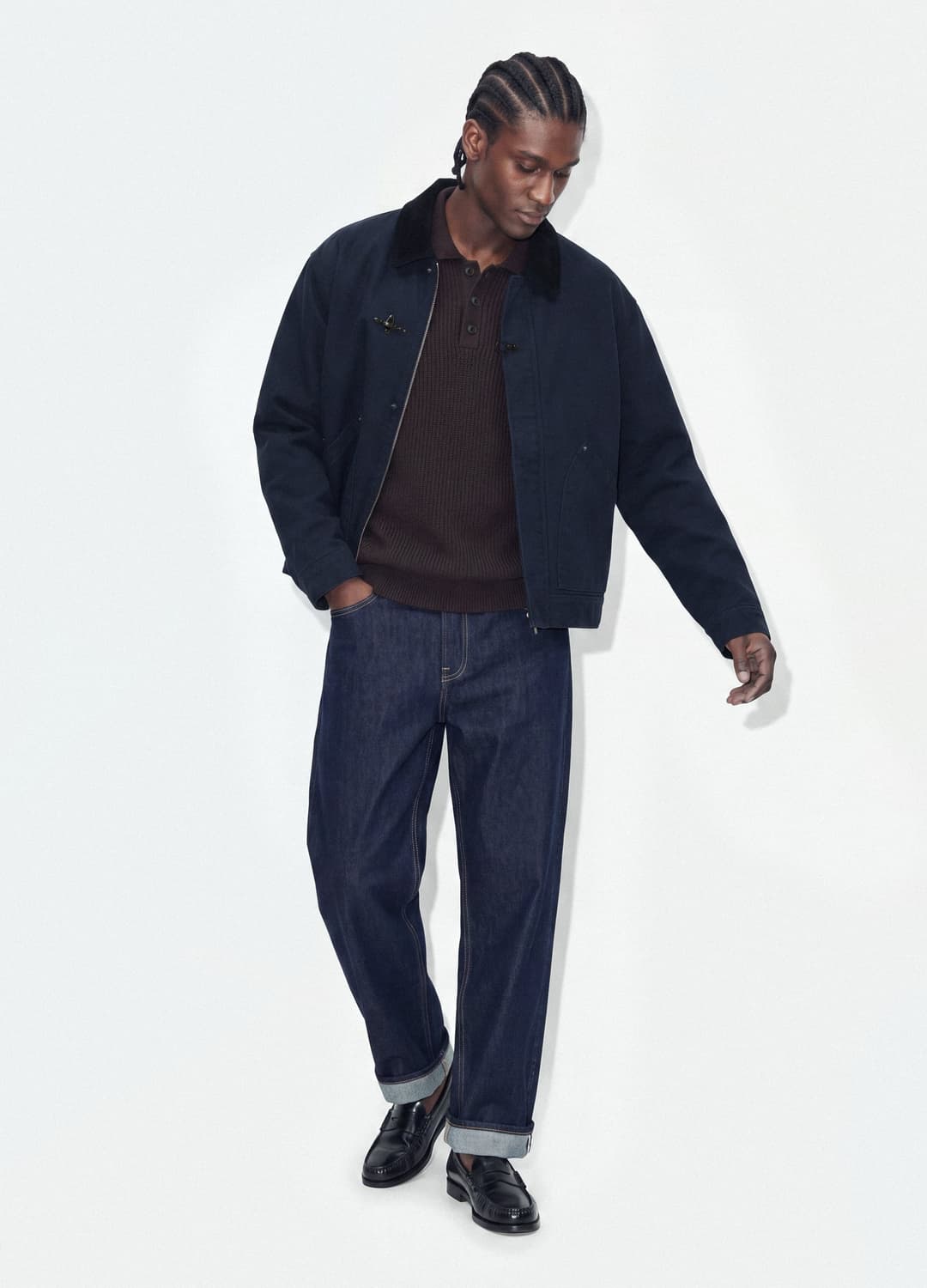 Giacca Blu Crop In Puro Cotone Imbottita Over Fit | OVS Giacca Blu Crop In Puro Cotone Imbottita Over Fit - 0 | OVS