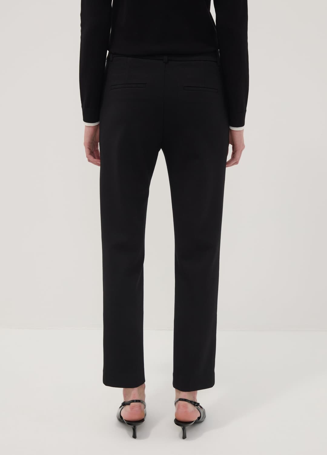 Schwarze Stretch-hose Aus Viskose | OVS Schwarze Stretch-hose Aus Viskose - 2 | OVS