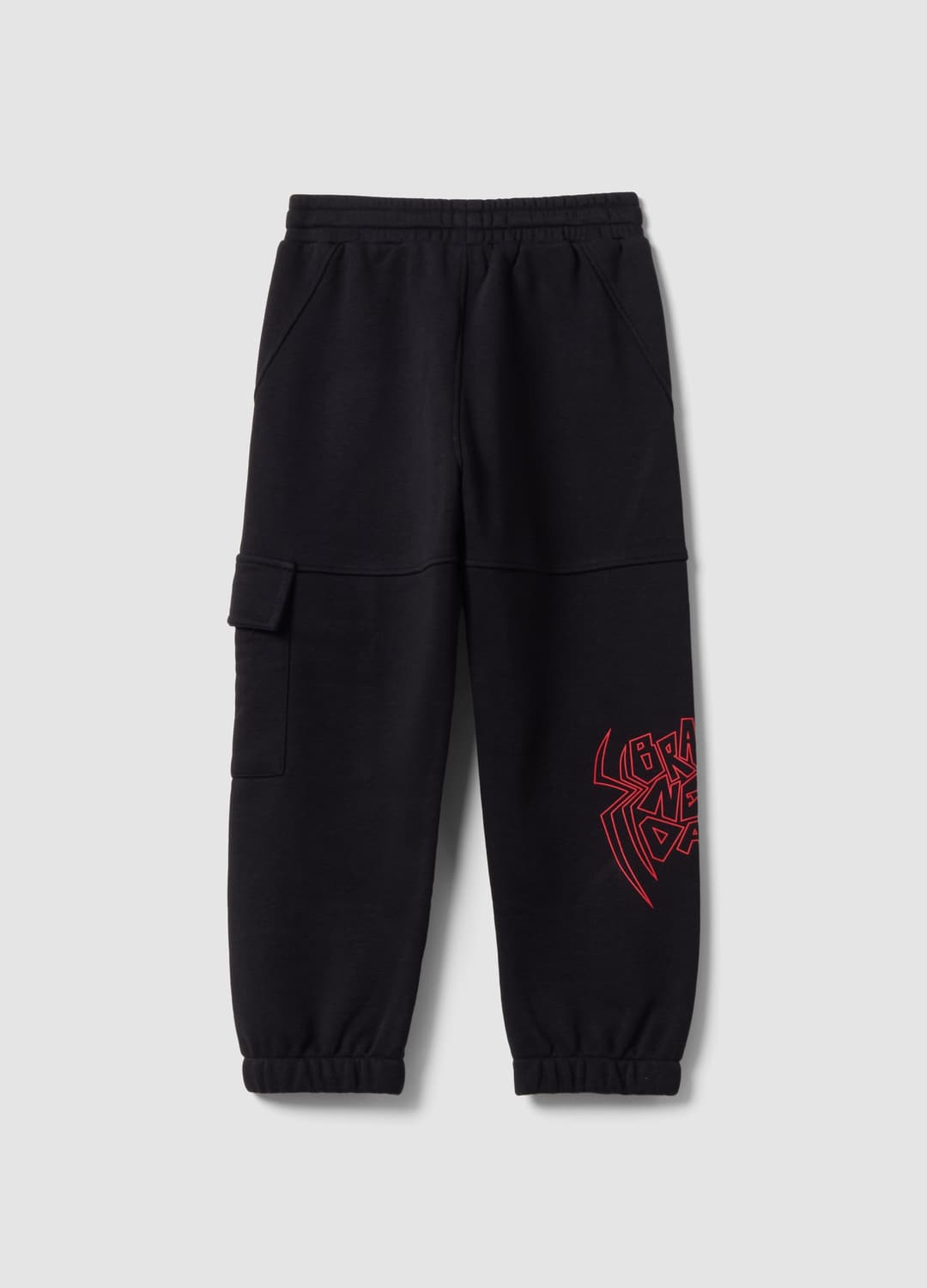 Pantaloni Jogger Neri In Misto Cotone Con Grafiche Marvel Spider-man Per Bambino | OVS Pantaloni Jogger Neri In Misto Cotone Con Grafiche Marvel Spider-man Per Bambino - 1 | OVS