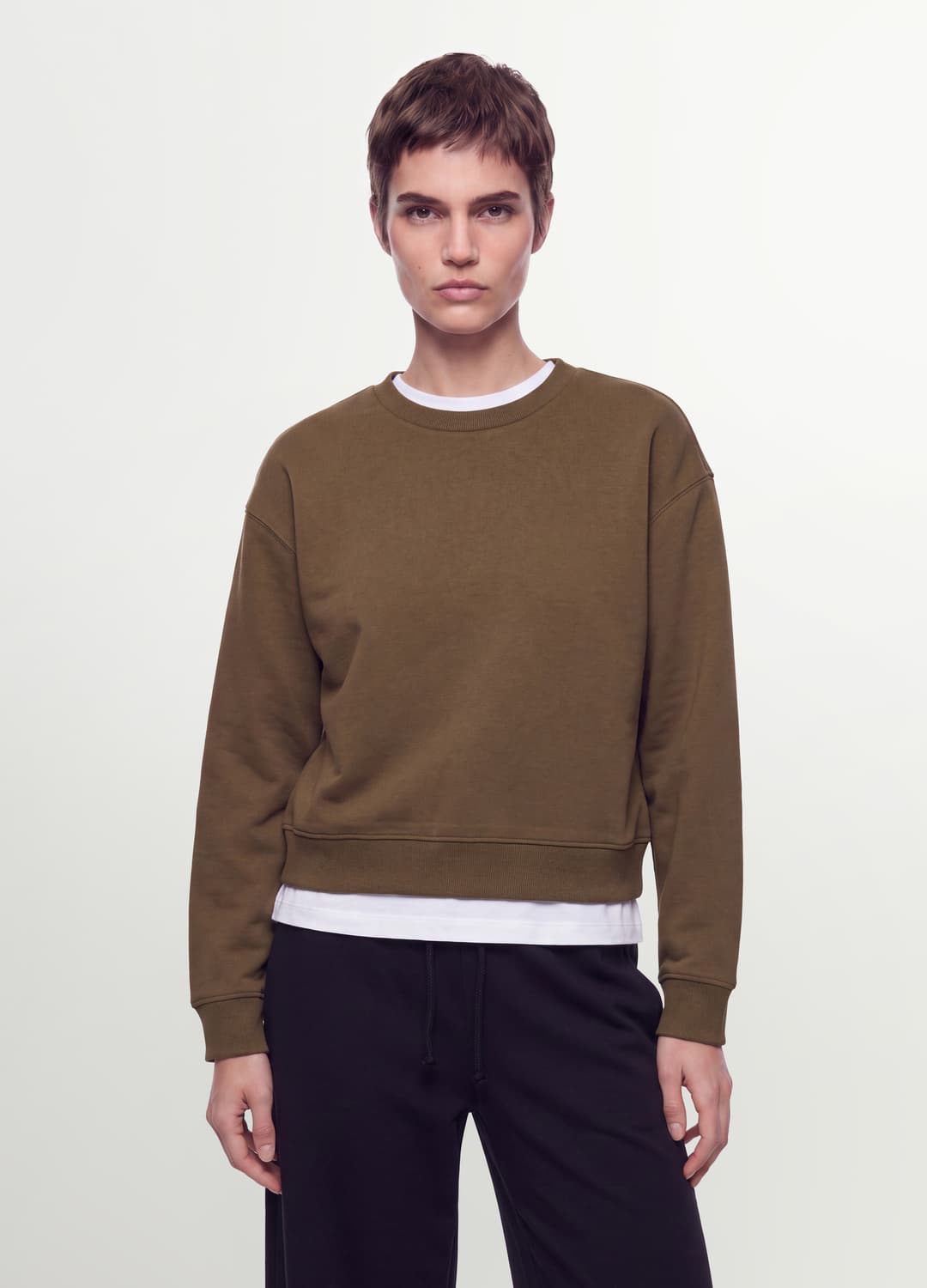 Felpa Bianca In Misto Cotone A Girocollo Regular Fit | OVS Felpa Bianca In Misto Cotone A Girocollo Regular Fit - 0 | OVS