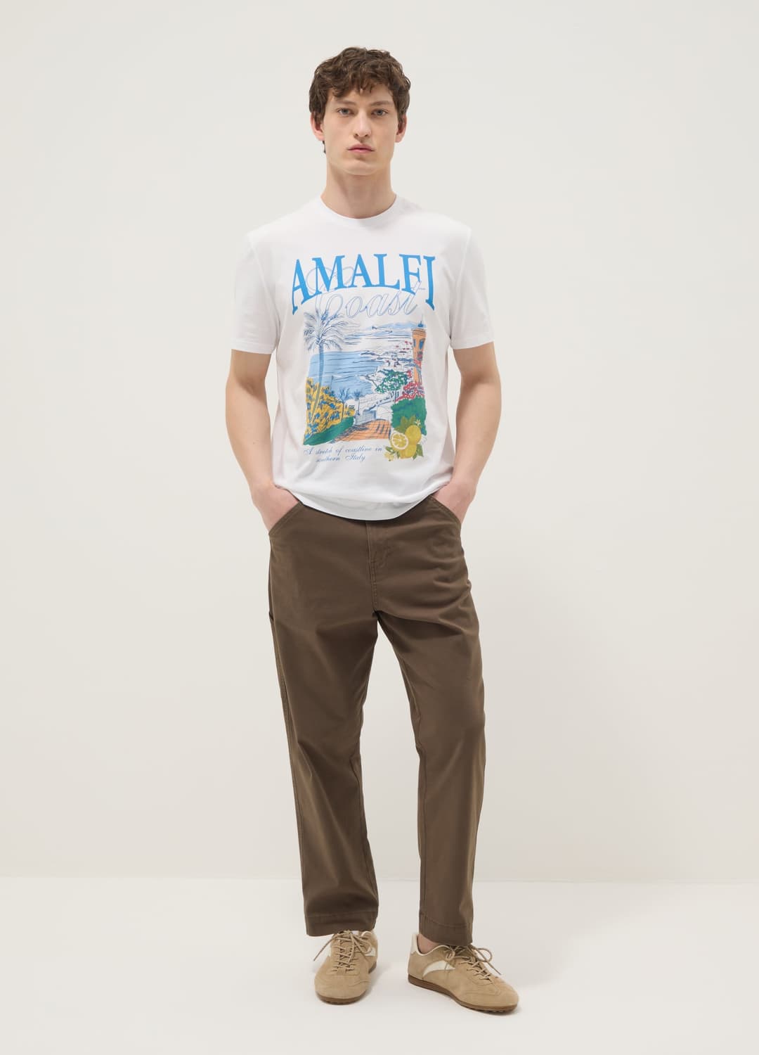 T-shirt Bianca In Puro Cotone Con Stampa Regular Fit | OVS T-shirt Bianca In Puro Cotone Con Stampa Regular Fit - 0 | OVS