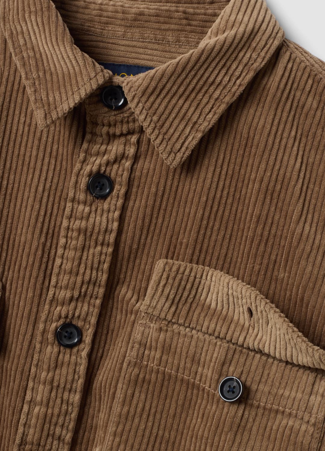 Shacket Marrone In Puro Cotone A Coste Over Fit | OVS Shacket Marrone In Puro Cotone A Coste Over Fit - 1 | OVS