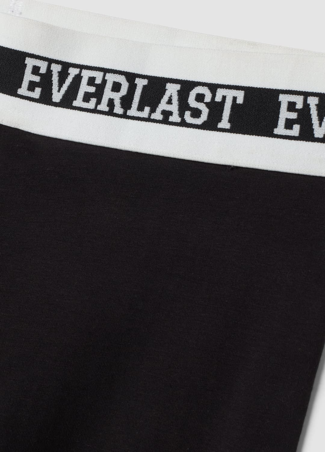Leggings Neri In Jersey Di Cotone Elasticizzato Slim Fit Con Logo Everlast | OVS Leggings Neri In Jersey Di Cotone Elasticizzato Slim Fit Con Logo Everlast - 1 | OVS