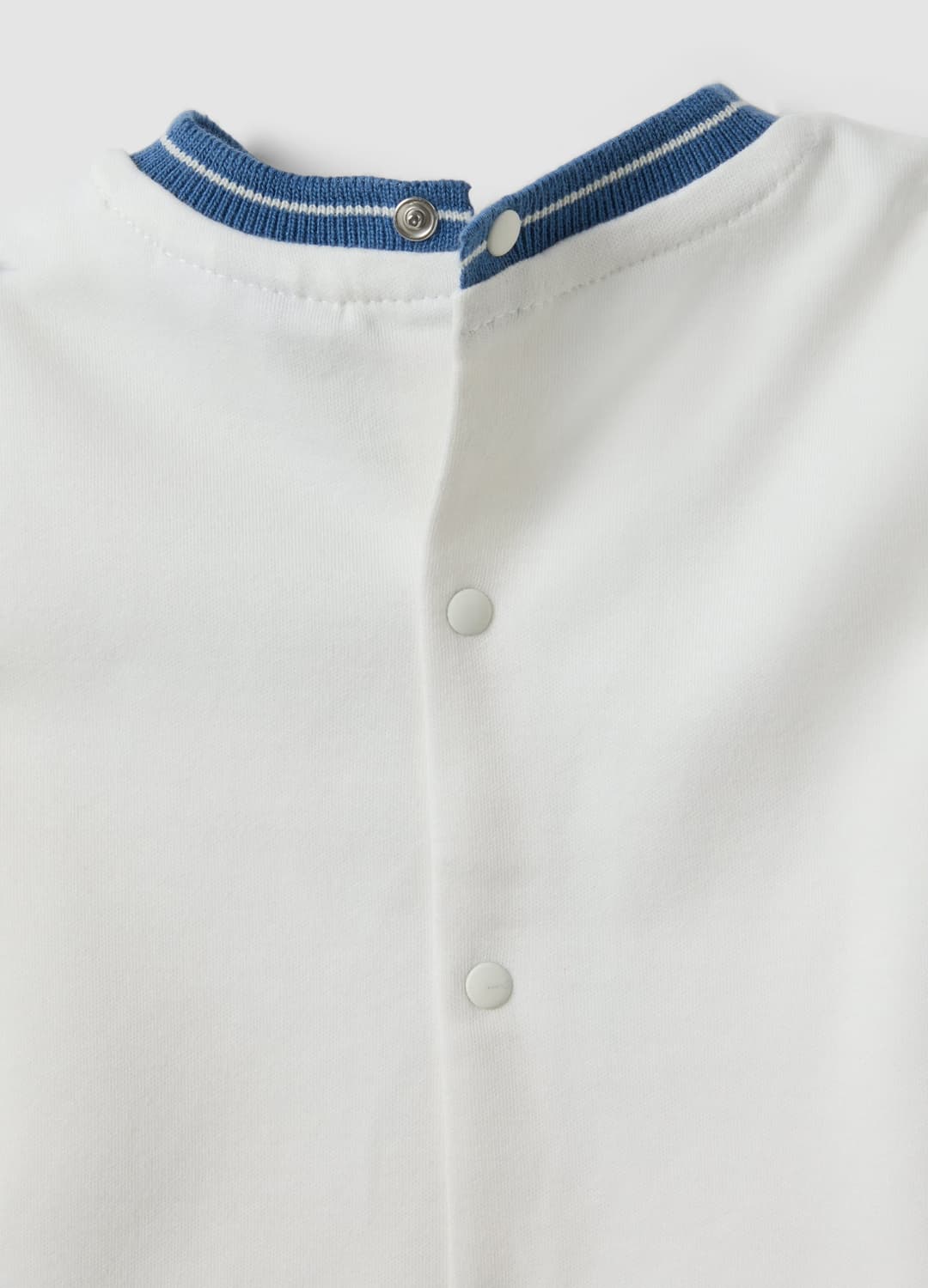 Maglia Bianca In Cotone Organico Con Stampa Frontale Regular Fit | OVS Maglia Bianca In Cotone Organico Con Stampa Frontale Regular Fit - 3 | OVS