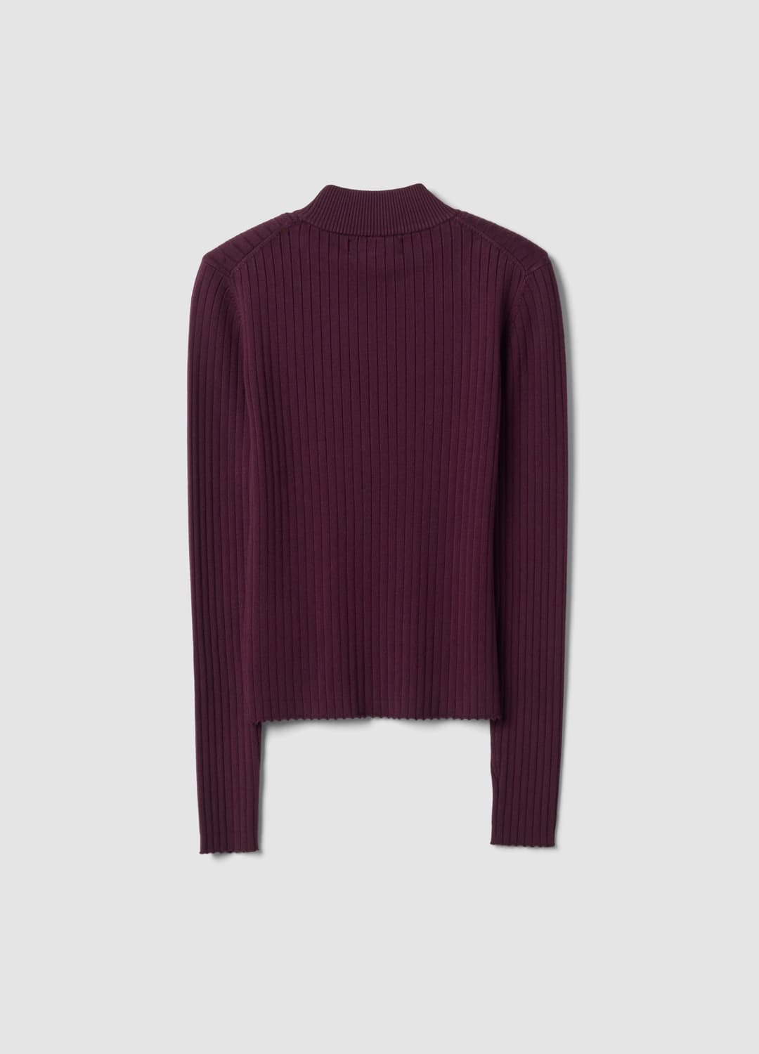 Maglia Verde In Misto Viscosa A Coste Con Collo Rialzato | OVS Maglia Verde In Misto Viscosa A Coste Con Collo Rialzato - 6 | OVS
