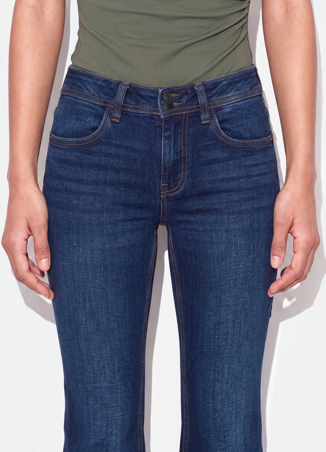 Blaue Flare-jeans Aus Stretch-baumwolle | OVS Blaue Flare-jeans Aus Stretch-baumwolle - 3 | OVS