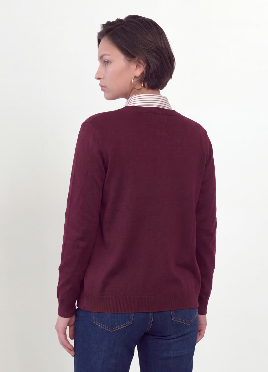 Cardigan Rosso In Misto Viscosa Con Bottoni Regular Fit | OVS Cardigan Rosso In Misto Viscosa Con Bottoni Regular Fit - 3 | OVS