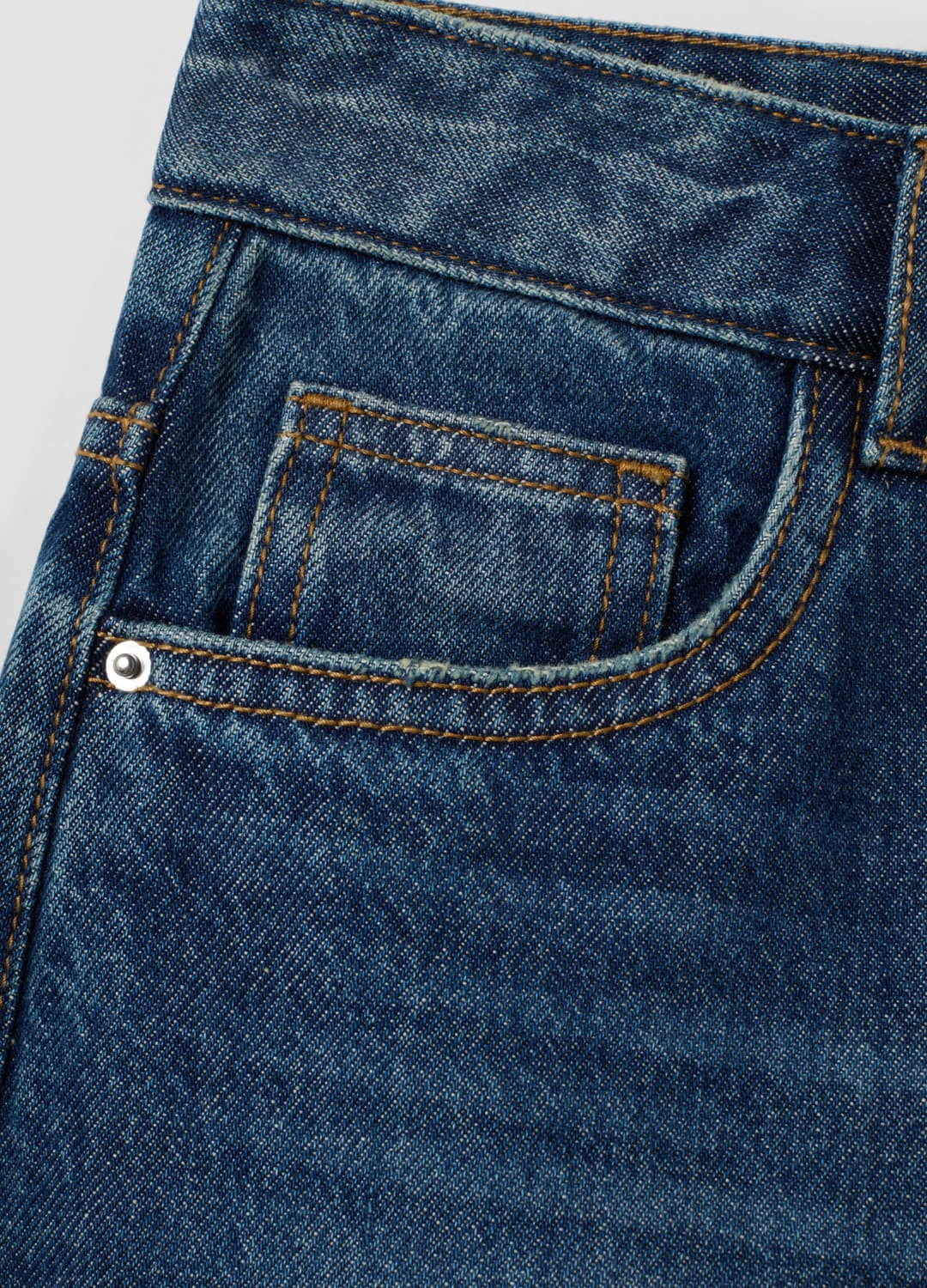 Baggy Jeans-shorts Aus Blauem Denim Aus Reiner Baumwolle | OVS Baggy Jeans-shorts Aus Blauem Denim Aus Reiner Baumwolle - 6 | OVS