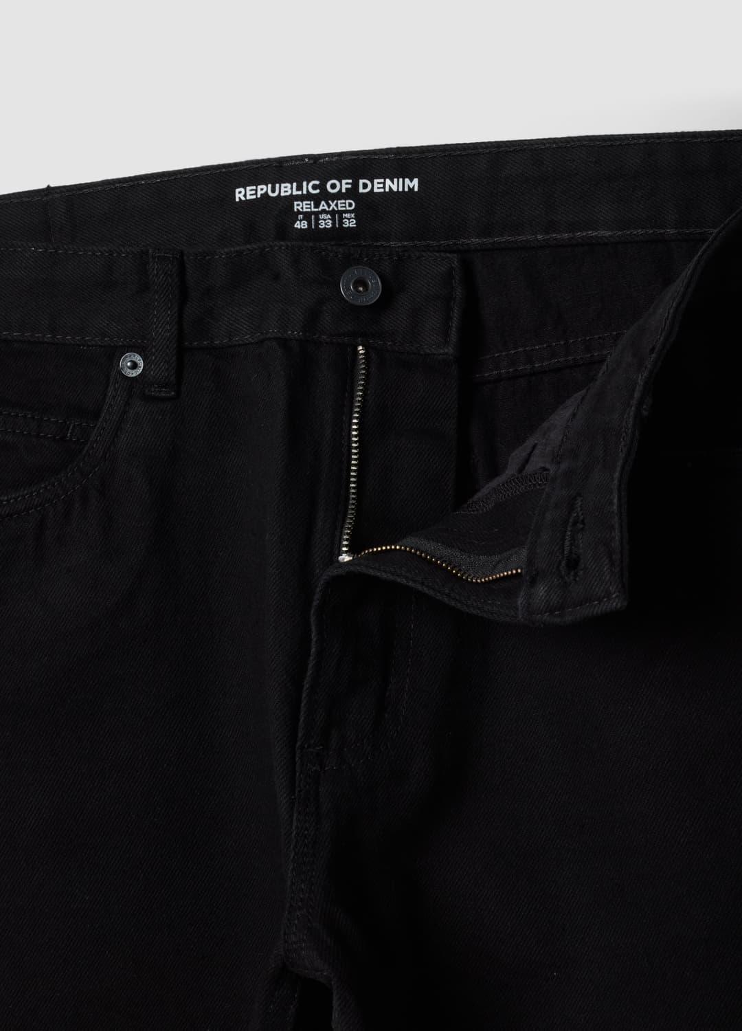 Jeans Denim Neri In Puro Cotone Relaxed Fit | OVS Jeans Denim Neri In Puro Cotone Relaxed Fit - 1 | OVS