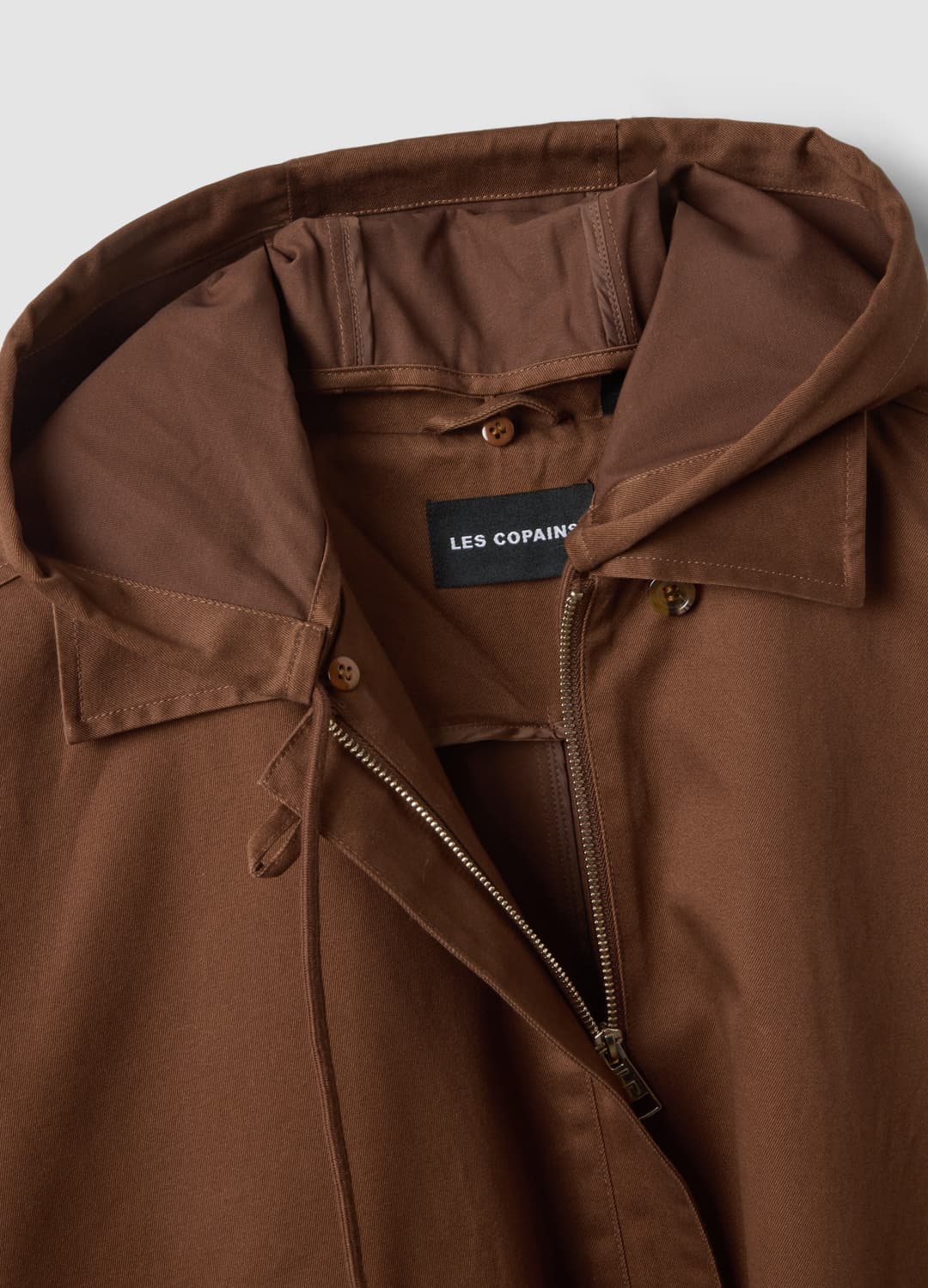 Brauner Cape Aus Reiner Baumwolle Mit Kapuze Und Oversized-passform | OVS Brauner Cape Aus Reiner Baumwolle Mit Kapuze Und Oversized-passform - 5 | OVS
