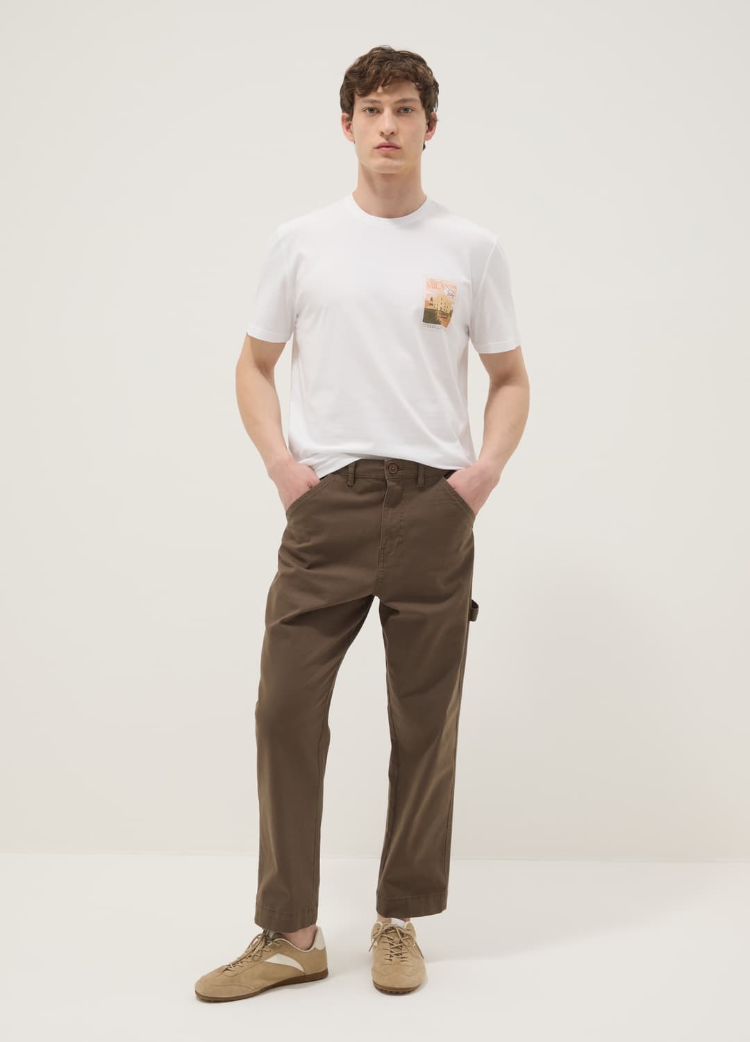 T-shirt Bianca In Puro Cotone Con Stampa Regular Fit | OVS T-shirt Bianca In Puro Cotone Con Stampa Regular Fit - 1 | OVS