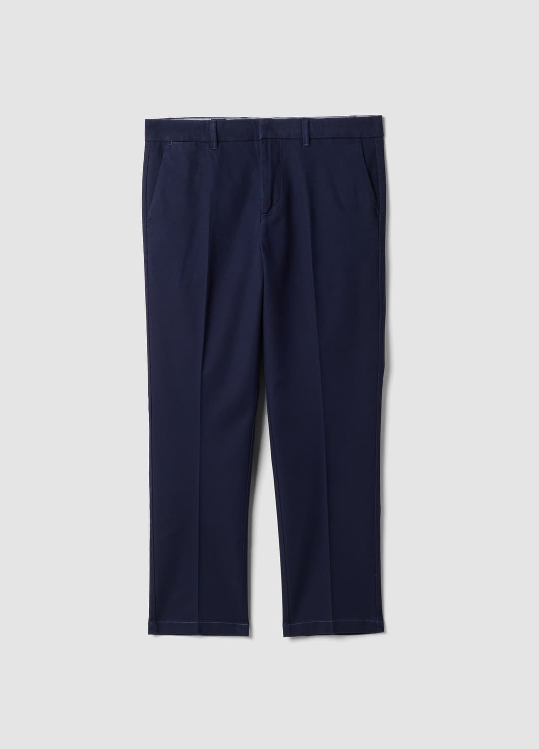 Blaue Chinohose Aus Elastischem Baumwolltwill | OVS Blaue Chinohose Aus Elastischem Baumwolltwill - 0 | OVS