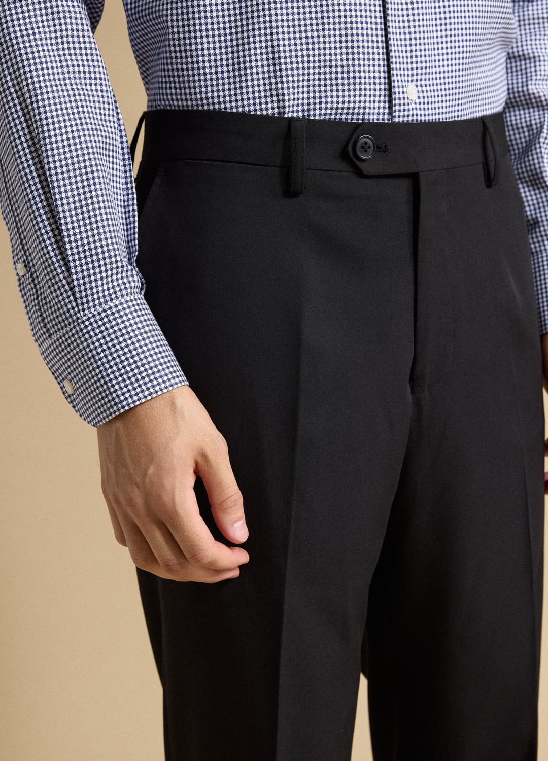 Pantaloni Formali Neri In Viscosa Elasticizzata Regular Fit | OVS Pantaloni Formali Neri In Viscosa Elasticizzata Regular Fit - 3 | OVS