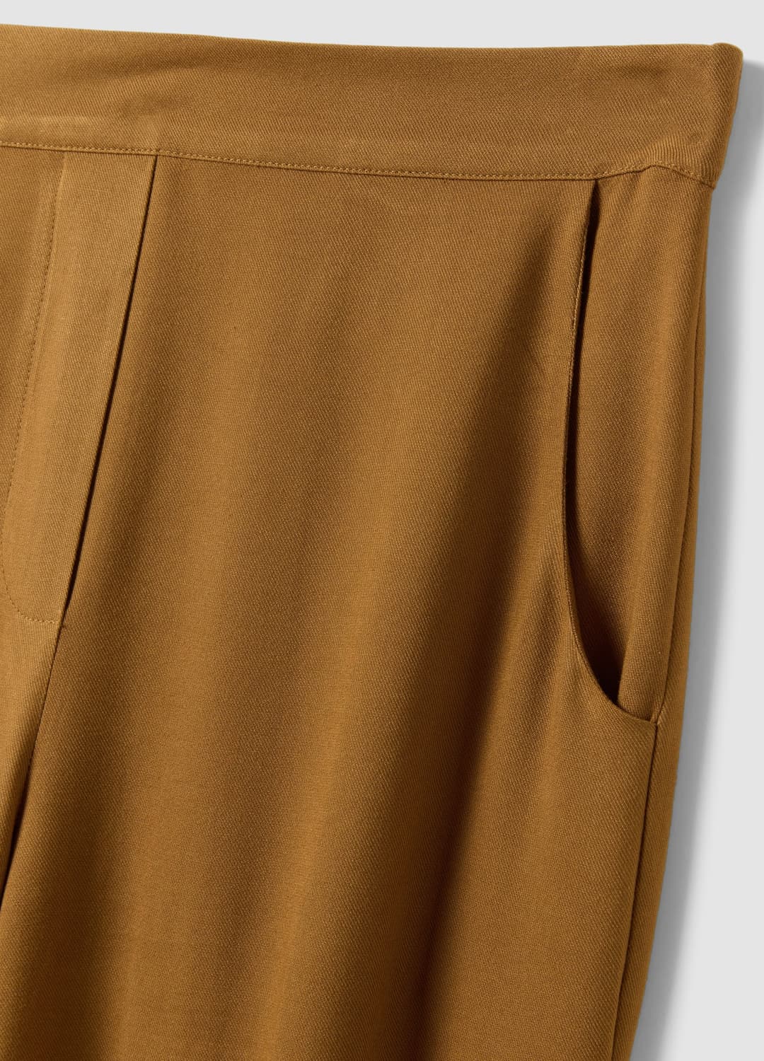 Braune Hose Aus Reiner Viskose Mit Elastischem Saum | OVS Braune Hose Aus Reiner Viskose Mit Elastischem Saum - 13 | OVS