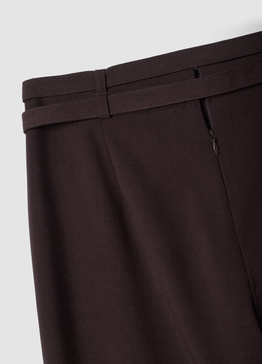 Braune Business-hose Aus Stretch-viskose Mit Gürtel | OVS Braune Business-hose Aus Stretch-viskose Mit Gürtel - 1 | OVS