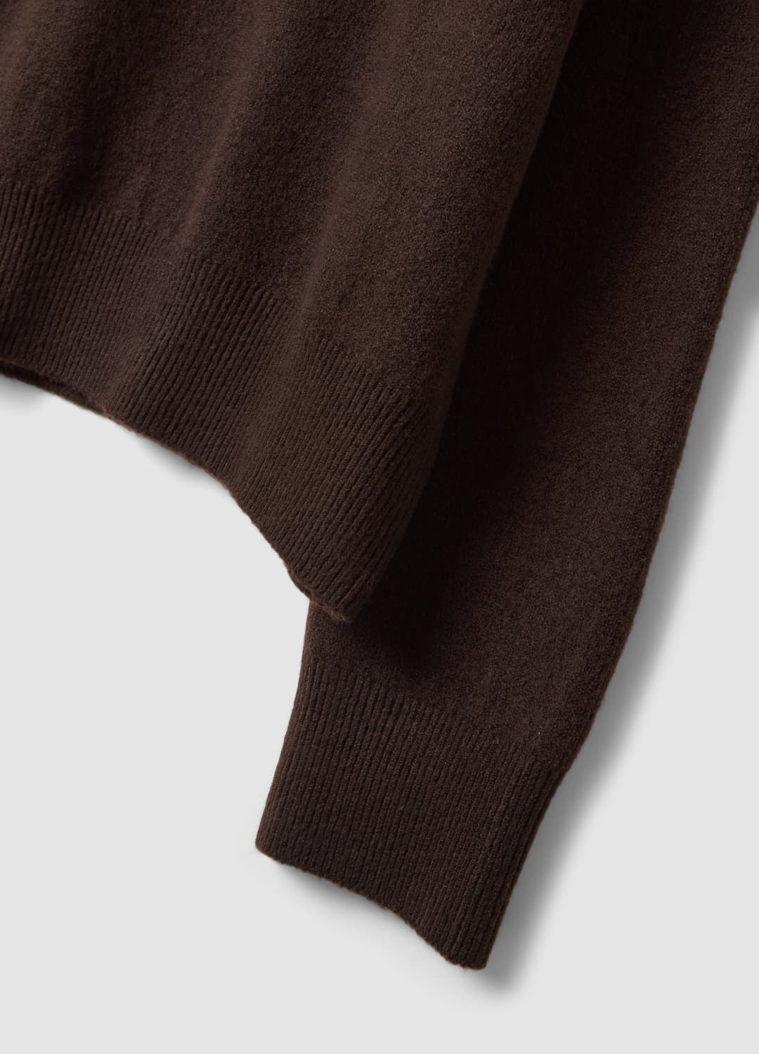 Brauner Stretchwoll-pullover Mit Rundhalsausschnitt | OVS Brauner Stretchwoll-pullover Mit Rundhalsausschnitt - 5 | OVS